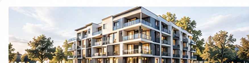 Modernes Mehrfamilienhaus